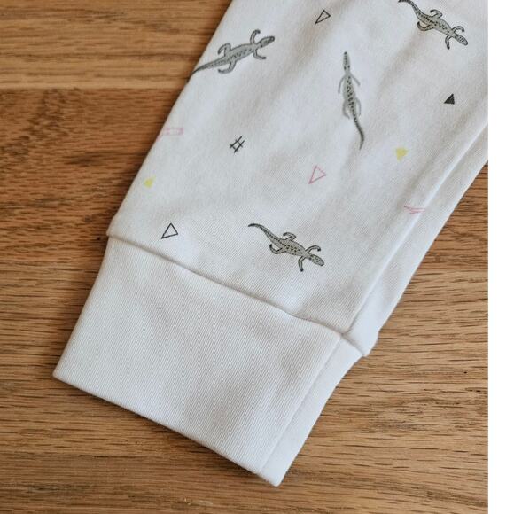 Beezu Crocodile & Lizard Print Cotton Infant Pants Size 12 Months ~ Made in Peru - Picture 3 of 7